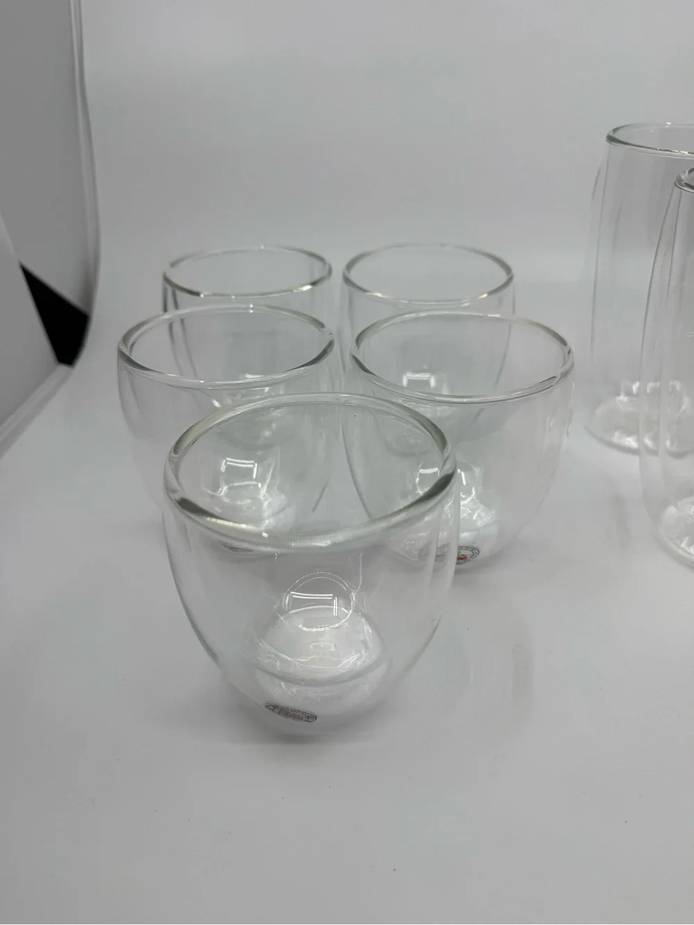 Bodum Pavina Double Wall Glass Tumblers 8 Pc